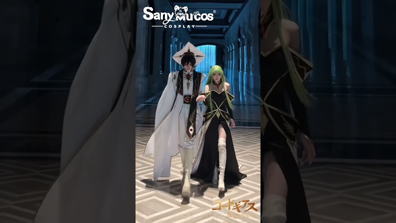 🖤Code Geass Cosplay C.C. Queen and Lelouch Emperor Cosplay Costume💚 #sanymucos #cosplay #Code Geass