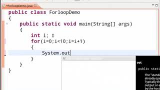 how to use for loop in java