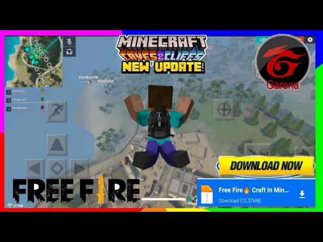 free fire mod for minecraft pe 1.18, PLAY FREE FIRE MAX MOD IN MINECRAFT PE, 2022