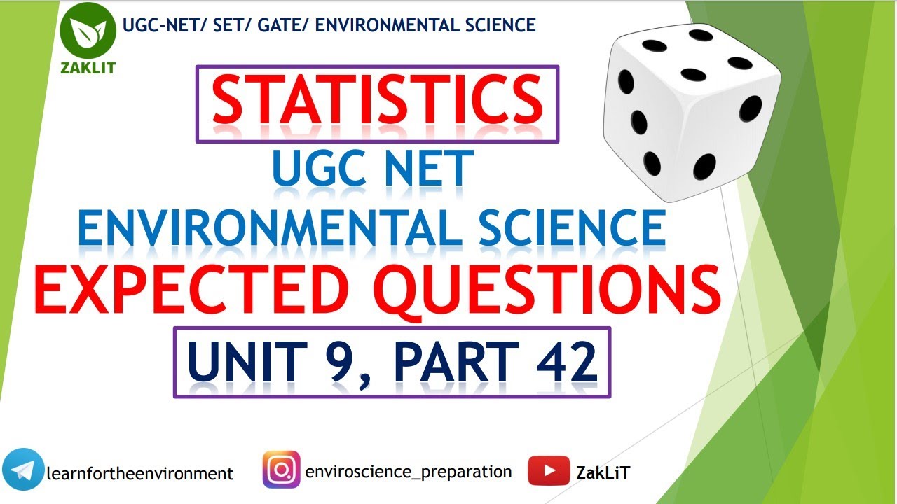Basics Of Statistics & Probability For NET/GATE Entrance Exams YouTube