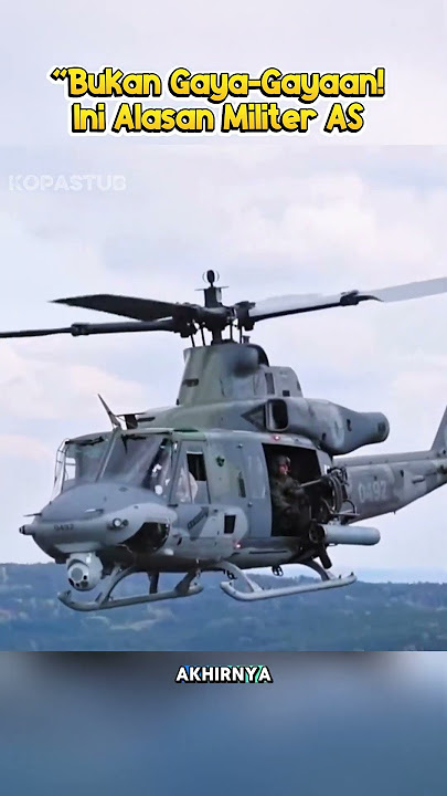 'Bukan Gaya-Gayaan! Ini Alasan Militer AS Buka Pintu Helikopter Saat Terbang'#shortvideo