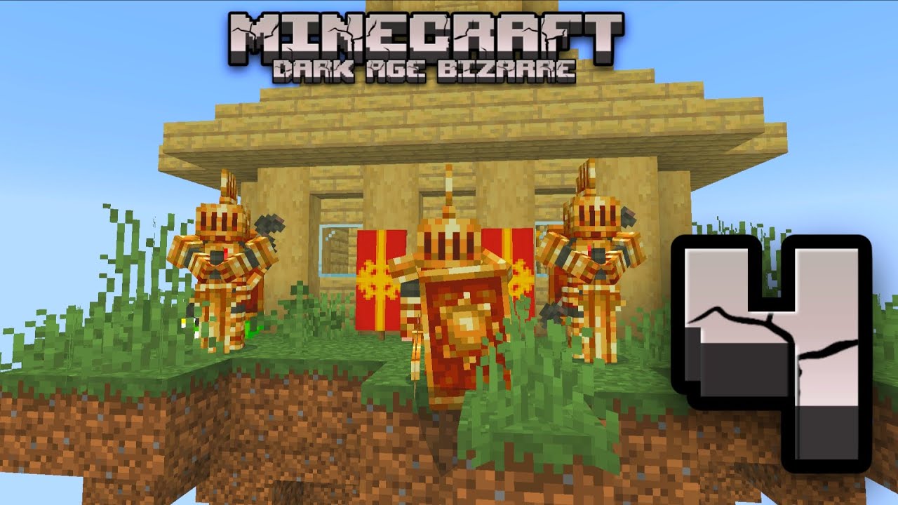 Minecraft dark age bizarre EP 4 matei o guerreiro de sentinela e construir a armadura de sentinela 