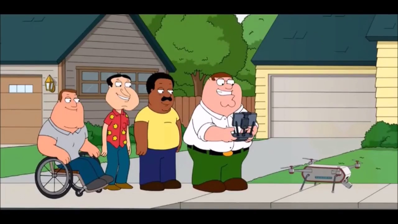 Family Guy - Peter Buys A Drone - YouTube
