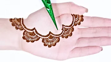 Mehndi Design Arabic Style 2023 | Wedding Special Easy Mehandi Design | Simple Mehndi tricks