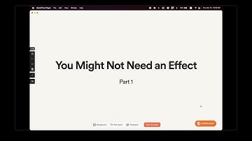 [React 入門] You Might Not Need an Effect - Part 1｜React 官網導讀｜ALPHA Camp x PJ