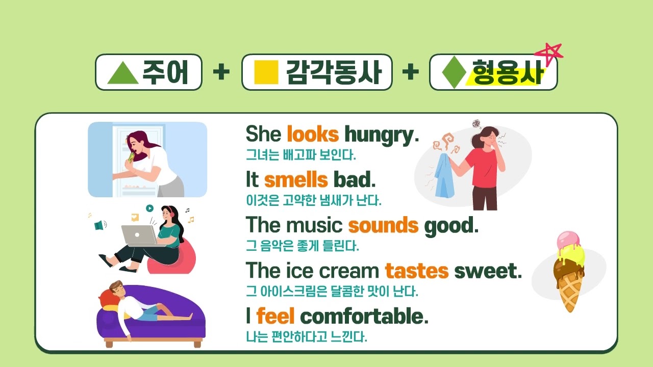 54강 2형식 문장 ②감각동사