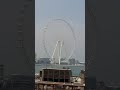 Самое высокое колесо обозрения в мире. Дубай ОАЭ. Jumeirah Beach Residence.  Dubai, UAE #shorts