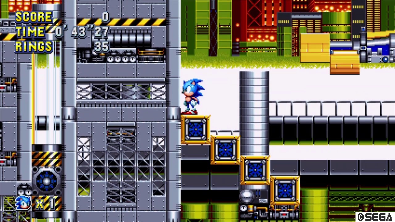 Chemical plant zone SONIC MANIA YouTube