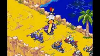 Biker Mice From Mars - SNES - Super Hard - Battle Mode - Limburger - Parte 1 screenshot 5