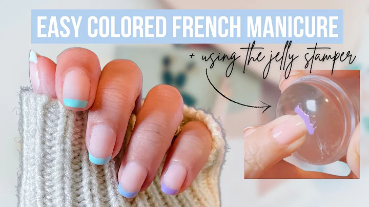 French Manicure Hack from TikTok | EASY DIY using ...