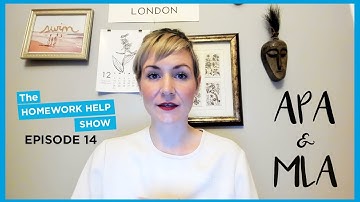 How to Format & Cite Documents in APA and MLA Format | The Homework Help Show EP 14