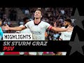 Sturm Graz PSV goals and highlights