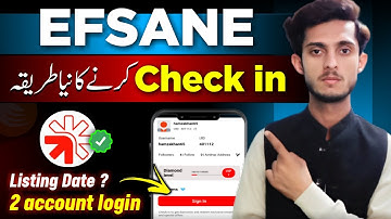 Efsane Daily Check in New Update | Efsane Listing Date | Efsane Withdrawal