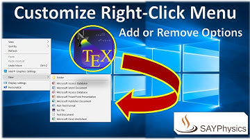 How to Add or Remove Programs from the Right-Click 