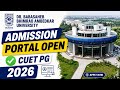 BBAU CUET PG 2026 Admission Portal Open 🔥 | Babasaheb Bhimrao Ambedkar University Registration