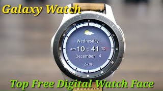 Top Free Galaxy Watch/Galaxy Watch Active 2 Analog/Digital Watch Face screenshot 3