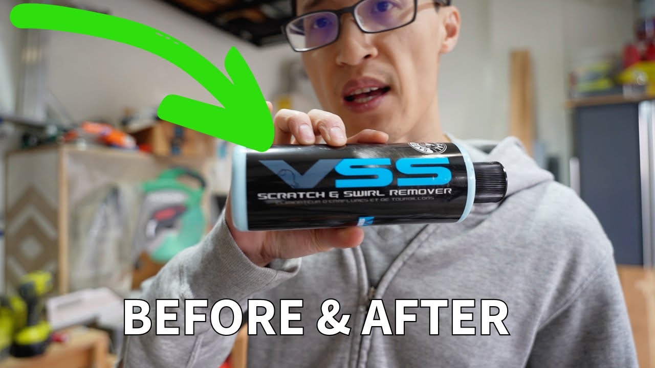 Before & After Results Chemical Guys VSS OneStep Scratch and Swirl