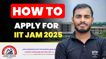 📌🔥HOW TO APPLY For IIT JAM 2025🔥 step by step application process 🔥 documents required for appy🔥
