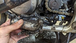 Honda Africa Twin Water Pump Removal and Installation