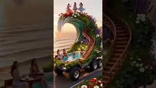 Dream AI Car/ RV Driving to Visit New York City Beautiful Places ❤️ #vanlifetravel #motorhometravel