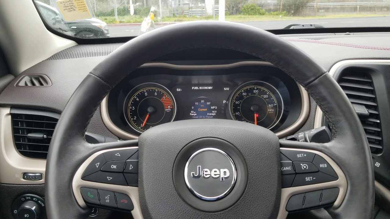 How To Turn On The Heated Stering Wheel In A 2017 Jeep Cherokee YouTube