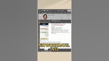 Bạn có mắc phải những sai lầm này khi tính ngày công trong Excel? | Tô Thu Hoàn #excel #tothuhoan