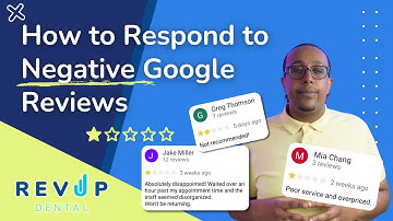 How to Respond to Negative Google Reviews