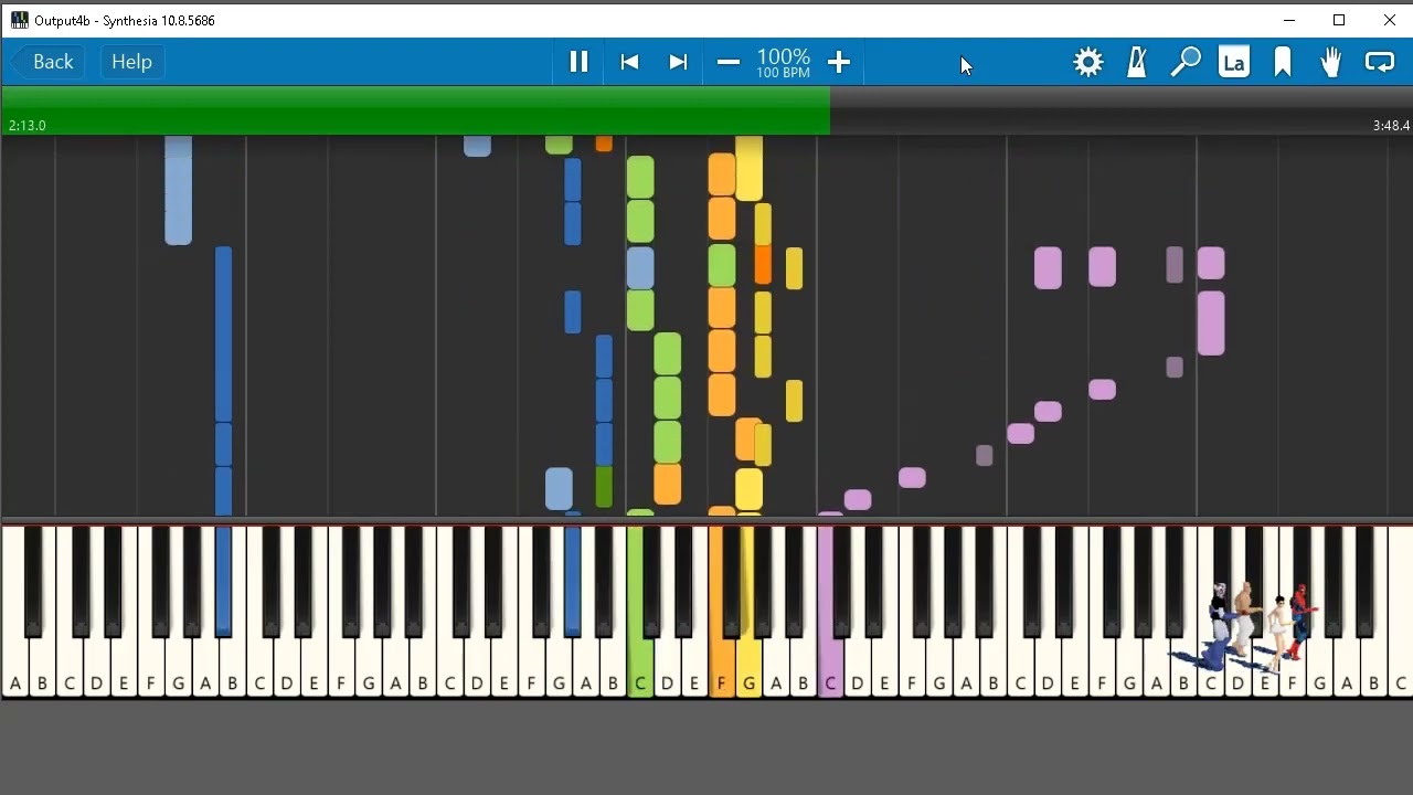 Piano 4Part + Guitar Sound - The Day Before You Came (ABBA)