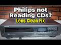 Philips CD162 CD Player Not Reading CDs? Lens Cleaning Repair + CDM-4/19 Mechanism