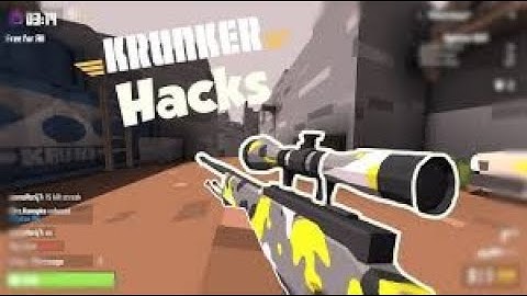 Found a hacker in krunker . io  !!!!!!!!!! and this happened......