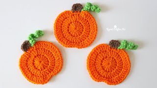 Crochet Pumpkin Coasters