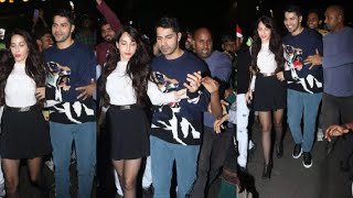 Nora Fatehi Fans Jam-Packed Around Her In Front Of Varun Dhawan @Street Dancer 3D Promotion