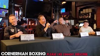 CALLUM WALSH, FREDDIE ROACH, TOM LOEFFLER & FEARGAL McCRORY NYC PRESSER AHEAD OF MSG MAIN EVENT BOUT