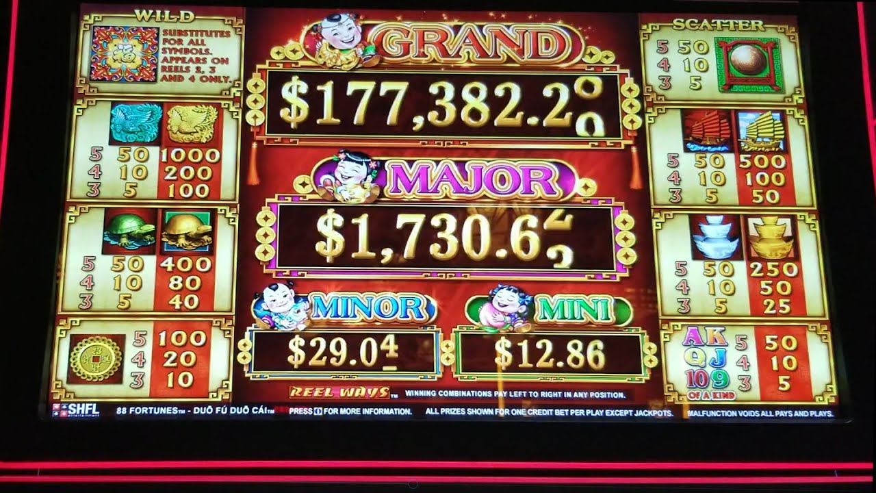 slot machine 88 fortunes big win