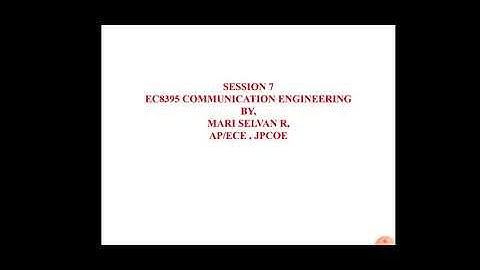 EC8395 COMMUNICATION ENGINEERING