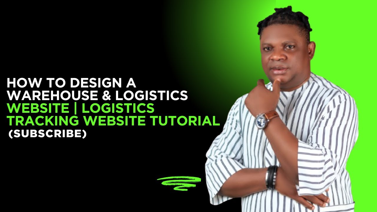 How To Design a Warehouse & Logistics Website | Logistics Tracking Website Tutorial