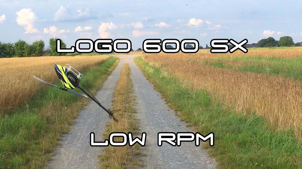 LOGO 600 SX | LOW RPM - YouTube