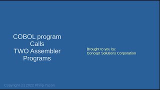 MVS Tk4 - COBOL calling 2 assembler programs