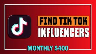 How to find Tik Tok Influencer Research । Tiktok Influencers