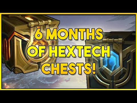I SAVED UP 6 MONTHS OF HEXTECH CHESTS  | League Hextech Crafting