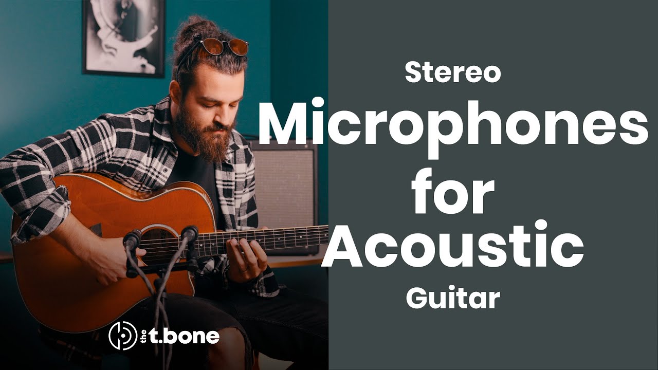 Recording Acoustic Guitar in Stereo | Microphone Shoot Out | t.bone