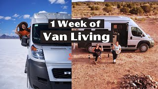 LIVING in a SPRINTER VAN for a WEEK | Utah Road Trip Vlog