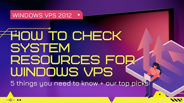How to check system resources for Windows VPS (Ram Memory, Processor, Disk & Network Performance)