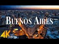 Buenos aires 4k drone viewamazing aerial view of buenos aires  relaxation film with calming music