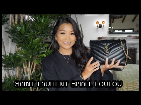 WHAT'S IN MY BAG?!  SAINT LAURENT SMALL LOULOU 