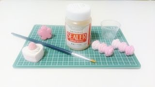 Satin glaze VS Gloss glaze Comparison / Glaze for Polymer clay 