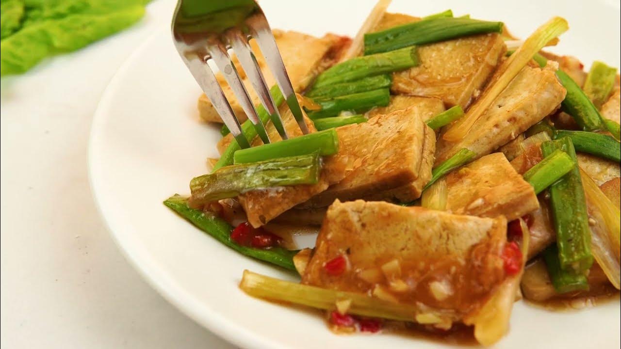 How to Make Easy PanFry Tofu Fried Tofu YouTube