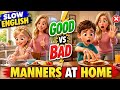 Jack Learns an Important Lesson at home| English Story For Beginners A2 Level
