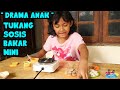 NAFEEZA JADI TUKANG SOSIS BAKAR MINI "DRAMA ANAK"