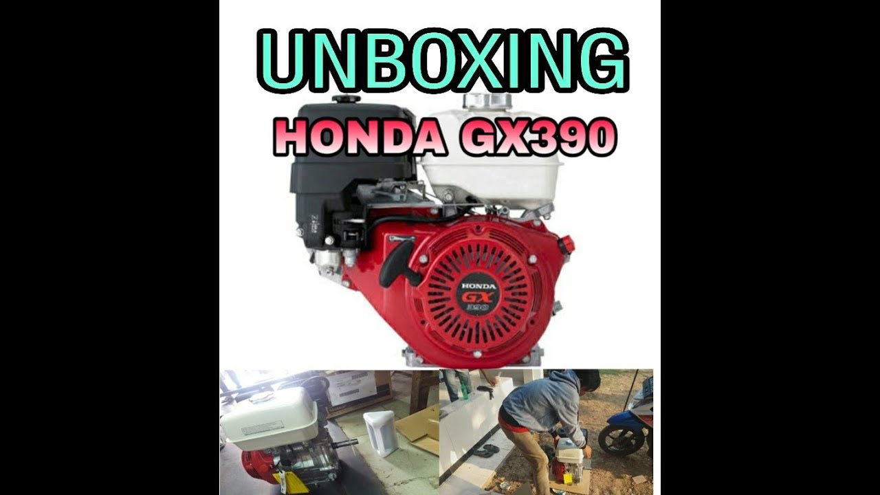 Unboxing HONDA GX390 engine - YouTube